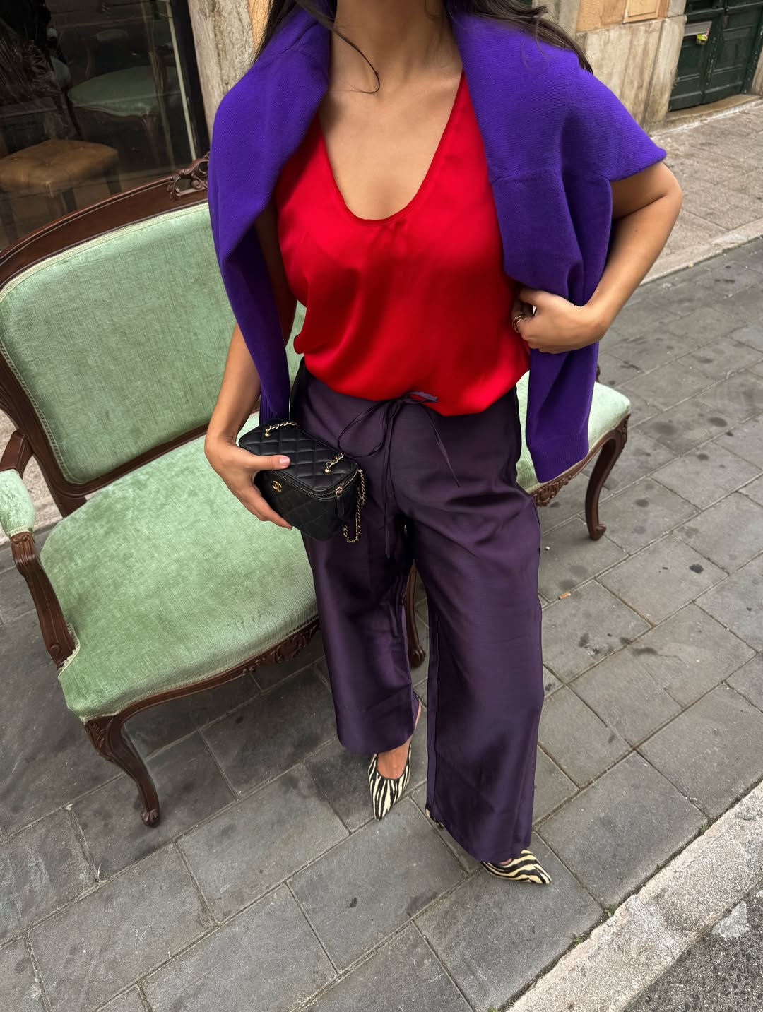 Red And Purple Outfit Ideas