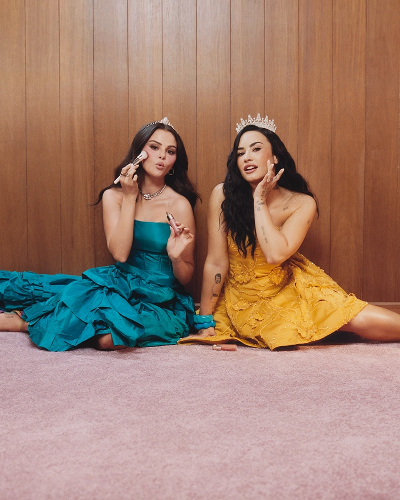 Selena Gomez and Demi Lovato Are Bringing Their Disney Era Back With Rare Beauty