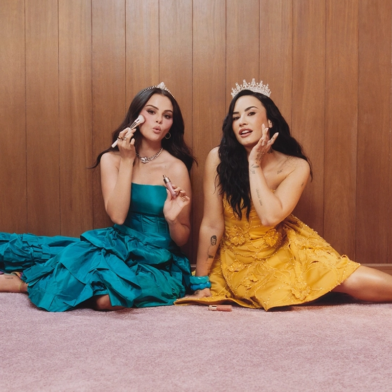 Selena Gomez and Demi Lovato Are Bringing Their Disney Era Back With Rare Beauty